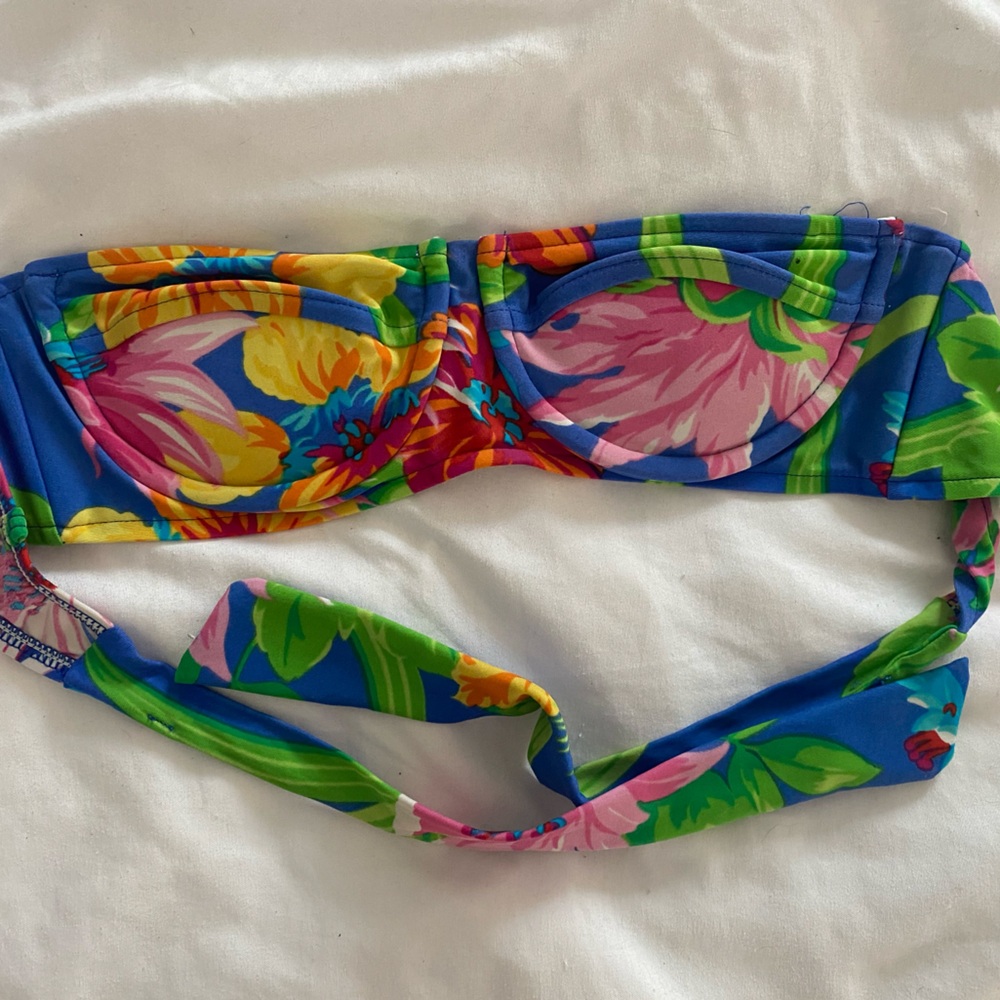 Ralph Lauren Blue Label Floral Bikini Top
